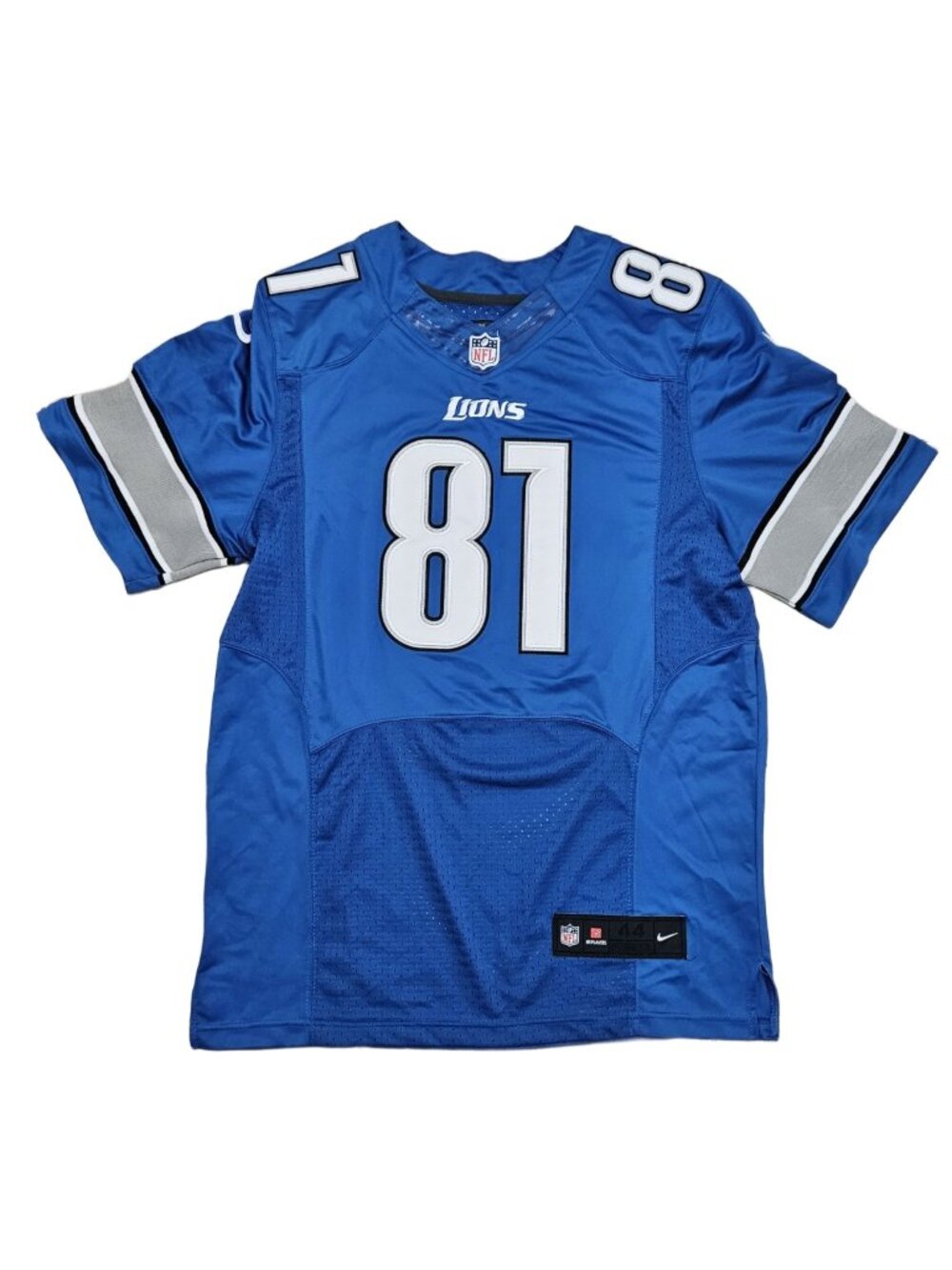Calvin Johnson Lions #81 Nike NFL Jersey Size 44 Blue
